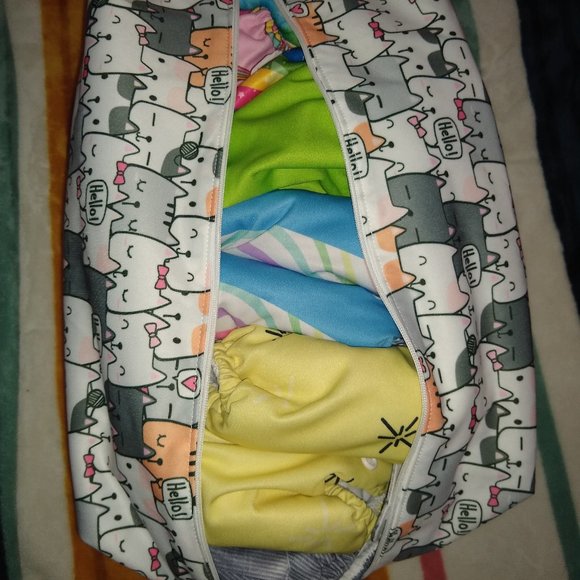 Alva xl diaper pod kitty design- unisex - Picture 3 of 5